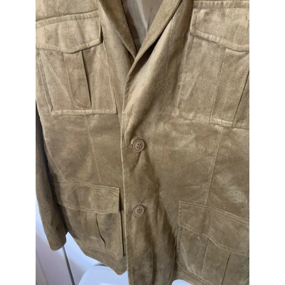 Vtg Botany 500 Tan‎ Coat Jacket Men’s Sz M
